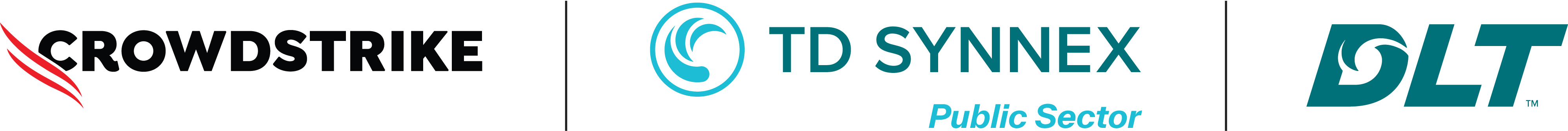DLT | TD Synnex | CrowdStike logo
